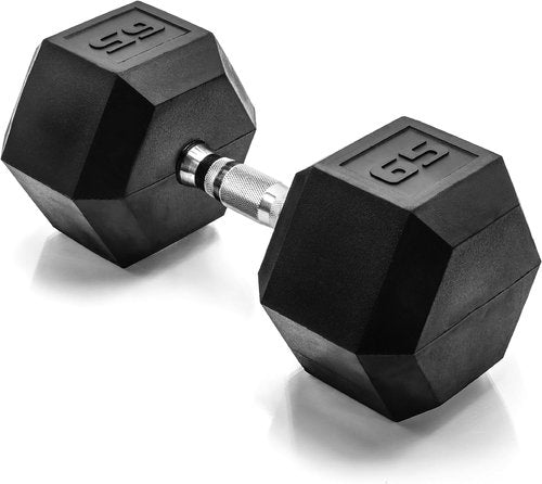 CAP Barbell Coated Hex Dumbbell - Versatile Weights from 10 to 120 lbs | Choose Your Size