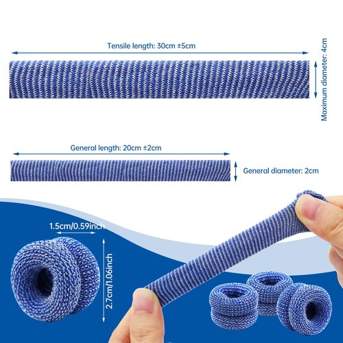 Dimora Finger Cots, Pack of 60 (Medium Size) Finger Protectors, Breathable Bandages for Wound Care, Stretchy Sleeves for Gardening, Fitness and Cargo Handling, Blue