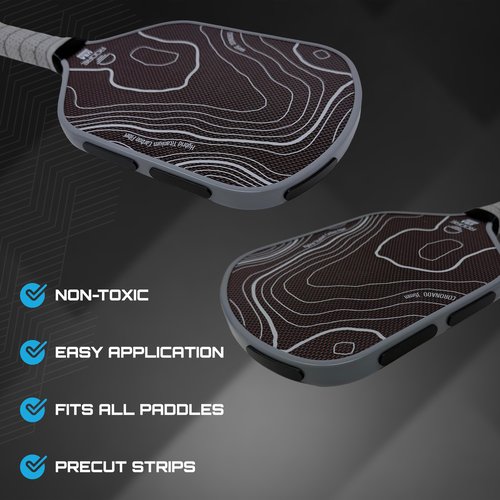 30g Tungsten Weighted Tape Strips for Pickleball Paddles Golf Clubs Fishing Tennis Racket – 3 Gram per Piece - 30g Total - Weighted Tungsten Tape Roll Non-Toxic Lead Alternative (30 g Strips)