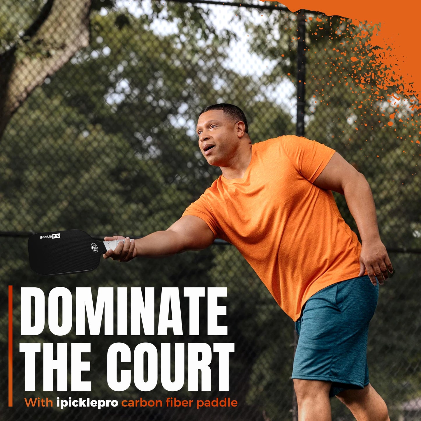 Pickleball Paddle with Cover - 3K Raw Carbon Fiber Pickleball Paddles for Spin & Control, 20mm Polymer Honeycomb Core for Power & Consistency | USAPA Approved | Designed in The USA