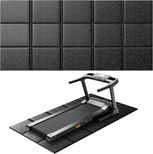 Fitnex Treadmill Mat - Non-Slip Waterproof Protection for Carpet & Hardwood Floors | 79x39 Inches