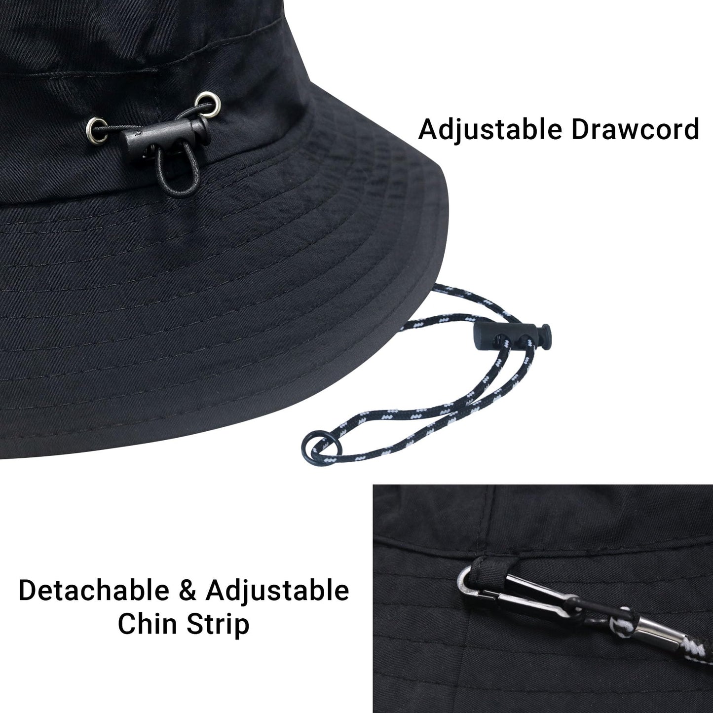 PFFY Packable Sun Bucket Hat for Men Women Outdoor Sun Hats Orange (Loose)