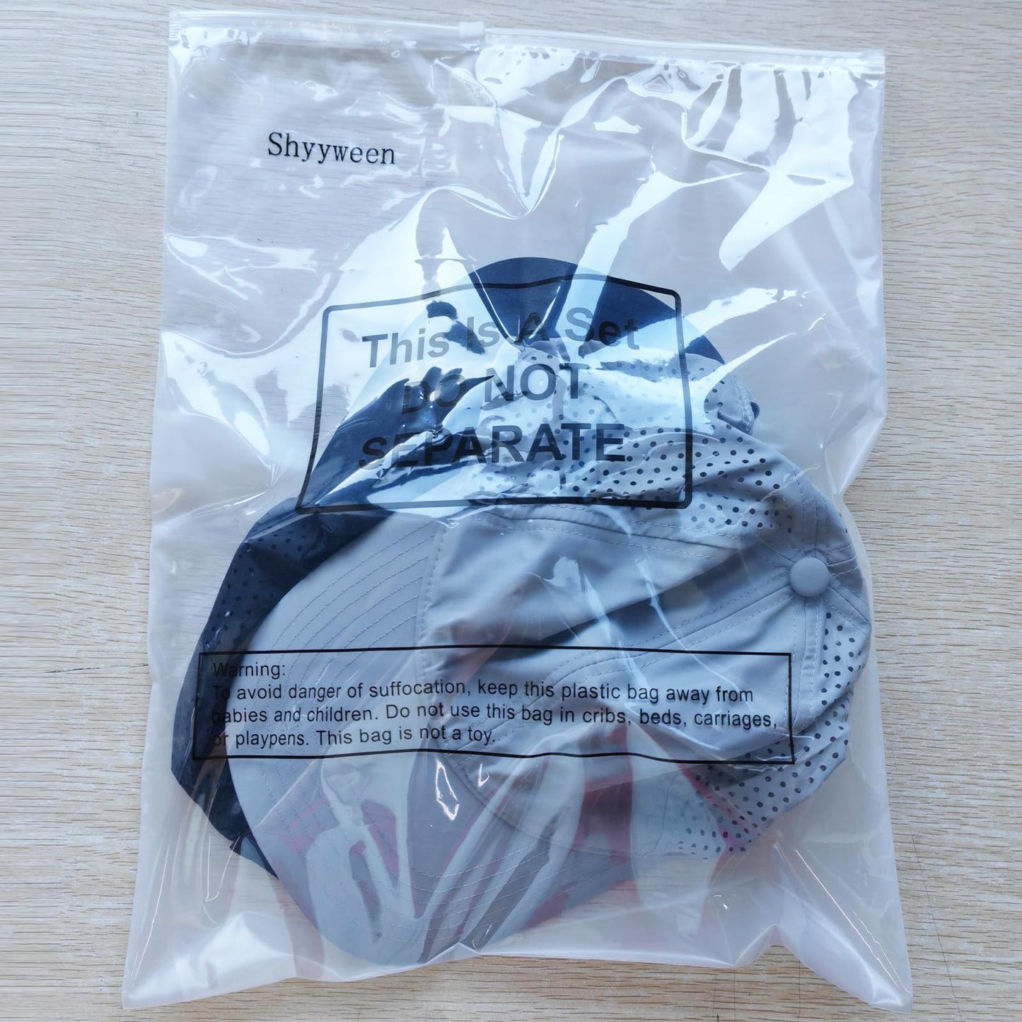 Shyyween 2 Pack Oversize XXL Baseball Cap, Breathable Mesh Quick Dry UPF50+ Cooling Touch Sweatband Running Big Head Golf Cap Black, Gray