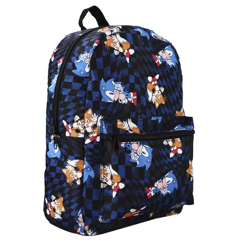 Bioworld Sonic The Hedgehog Character Print Backpack