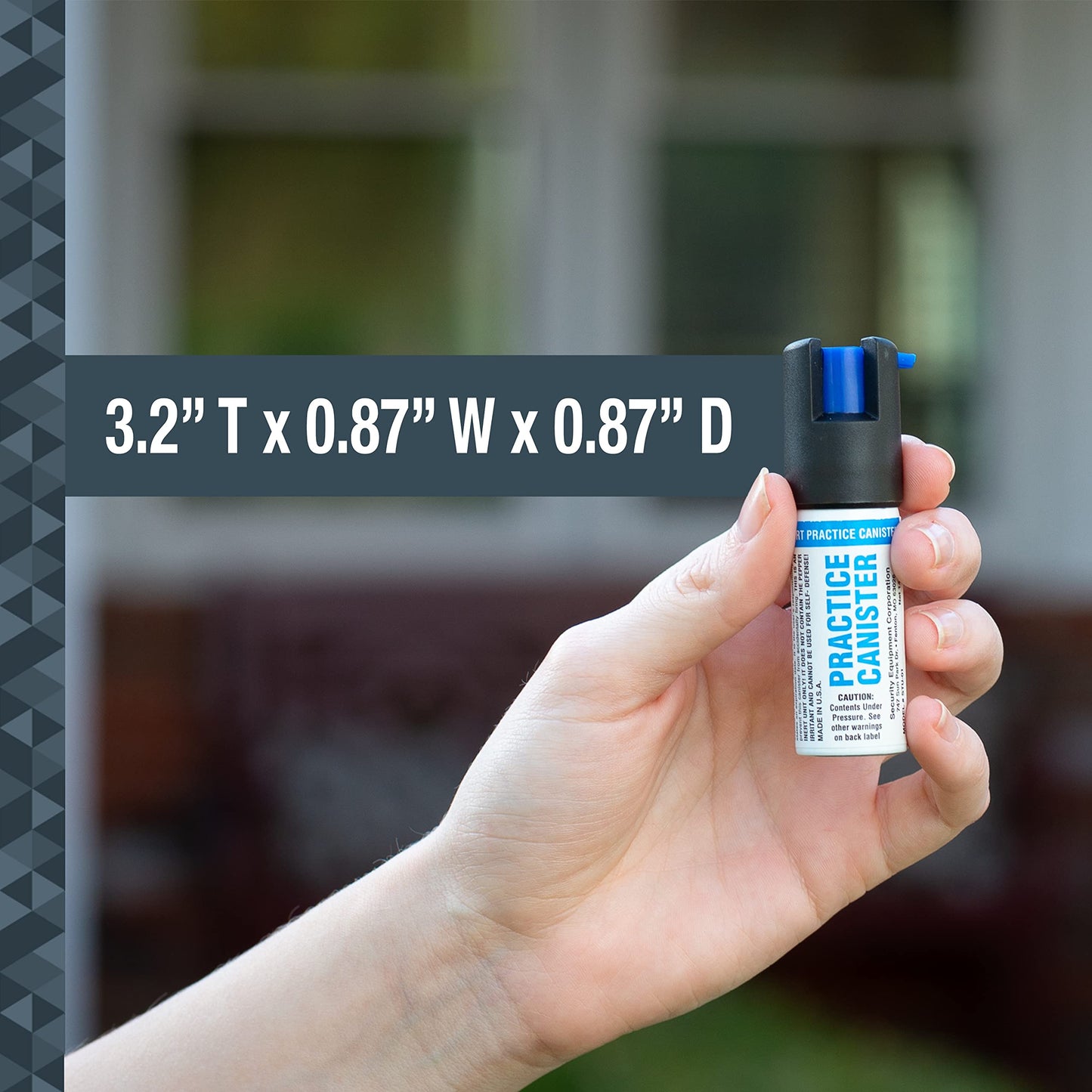 SABRE 3-in-1 Compact Defense Spray – Pepper Spray, Tear Gas & UV Dye, Max Police Strength, Belt Clip for Quick Access, 4X Longer Spray Time (Up to 13 Seconds), 0.67 fl oz, Secure & Easy Safety