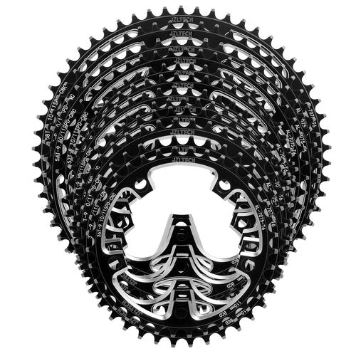 JZLTECH 110 BCD Bike Chainring: 58T Round Narrow Wide Chainring, Single Bicycle Chain Ring for 8 9 10 11 12 Speed Road Bike