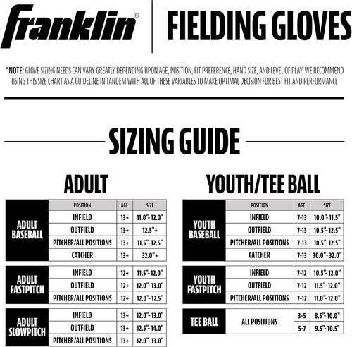Franklin Sports Kids Baseball Glove - NeoGrip Youth T-Ball Mitt for Boys & Girls - Durable, Lightweight Design