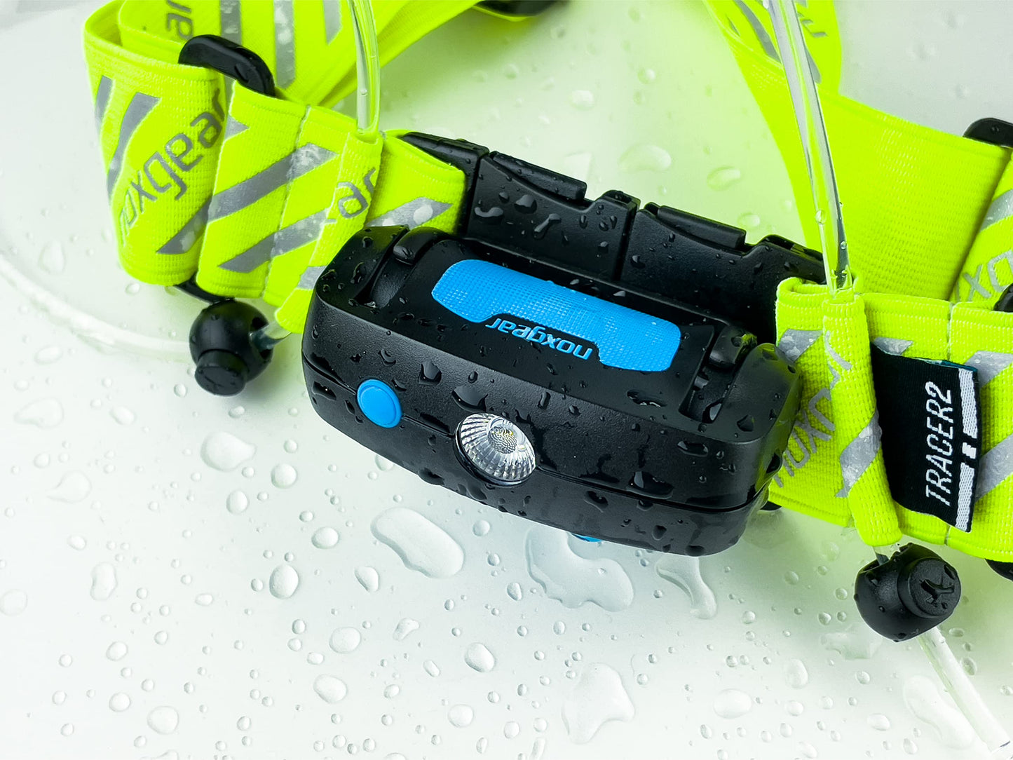 noxgear Tracer Add-On Chest Light - 500 Lumens, Rechargeable (USB-C), Weatherproof LED Running Light, Walking and Hiking - Bright Flood Beam - Comfortable - Dual-Modes