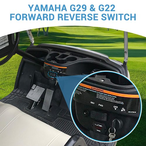 CartClan Forward Reverse Switch, Suitable for Yamaha G22, G29, Drive Golf Carts # JU2-H2917-00-00