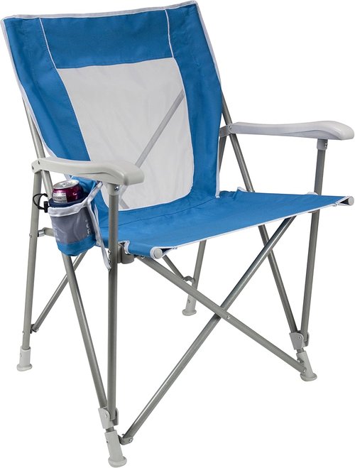 GCI Outdoor Folding Beach Chair - Waterside Captain's Design for Ultimate Comfort