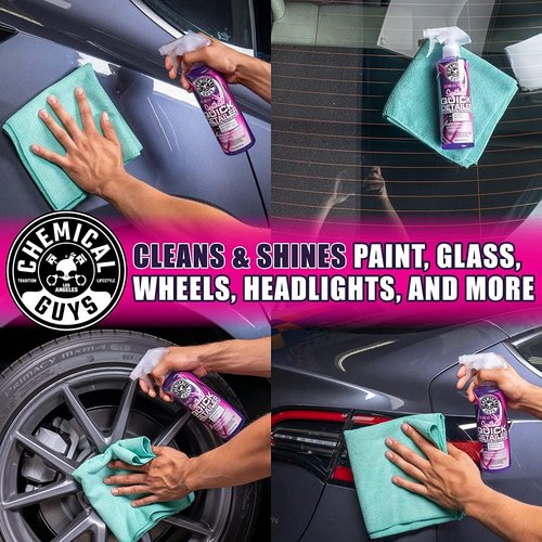 Chemical Guys Synthetic Quick Detailer - Extreme Slick Polymer Formula for Cars & More | 16 fl oz (2 Pack)