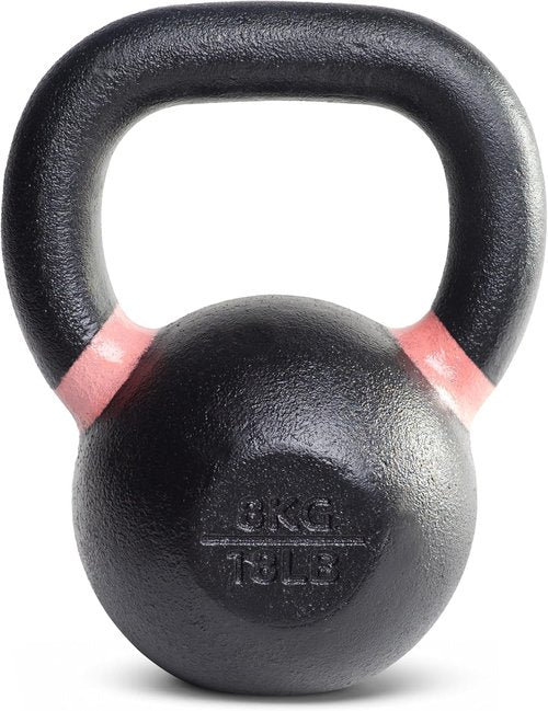 Cap Barbell Cast Iron Kettlebell - Durable Competition Weight for Strength Training | 35 lbs