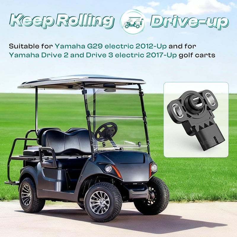 DRIVE UP Golf Cart Throttle Sensor for Yamaha G29 Electric 2012-Up Models Yamaha Drive 2 and Drive 3 OEM JW9-H5885-00-00