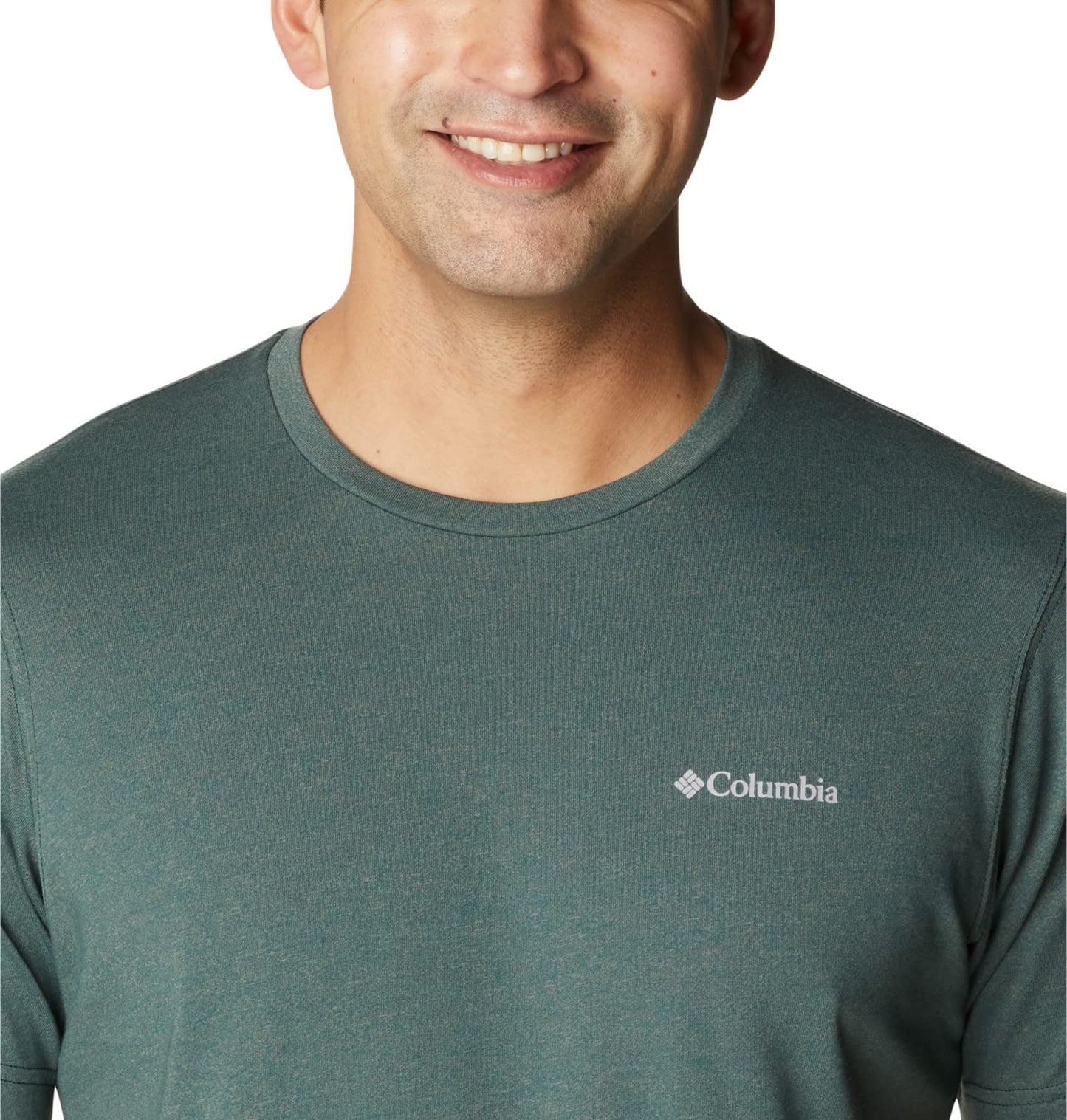 Columbia Men's Big & Tall Thistletown Hills Short Sleeve, Spruce Heather, 3X B&T