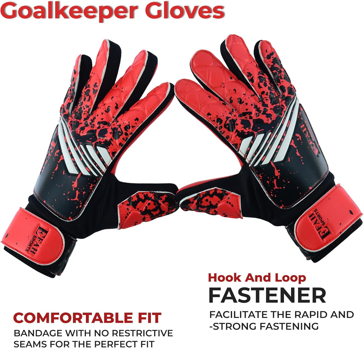 Regine Soccer Goalkeeper Gloves - Strong Grip for Kids & Youth | Perfect for Football Matches