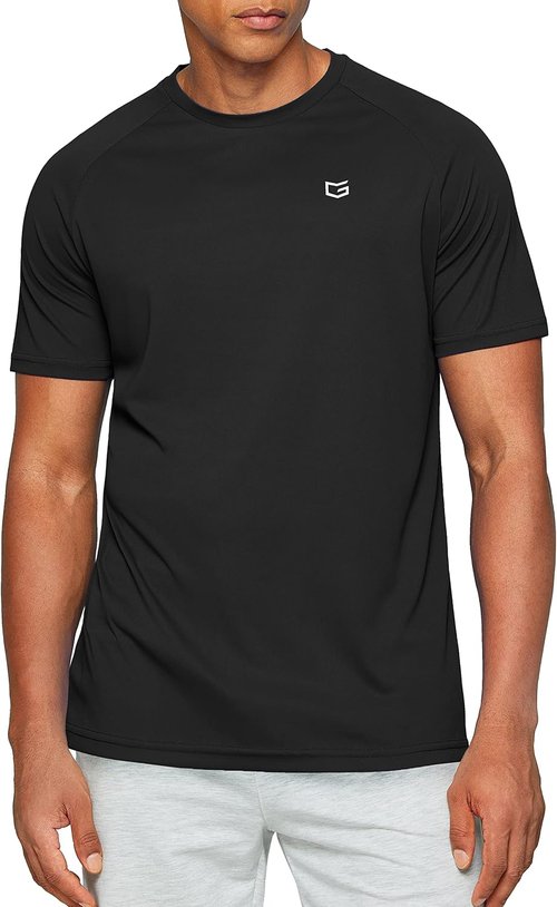 G Gradual Men's Quick Dry Workout T-Shirts - Lightweight Cooling Short Sleeve Gym Tees for Running & Hiking
