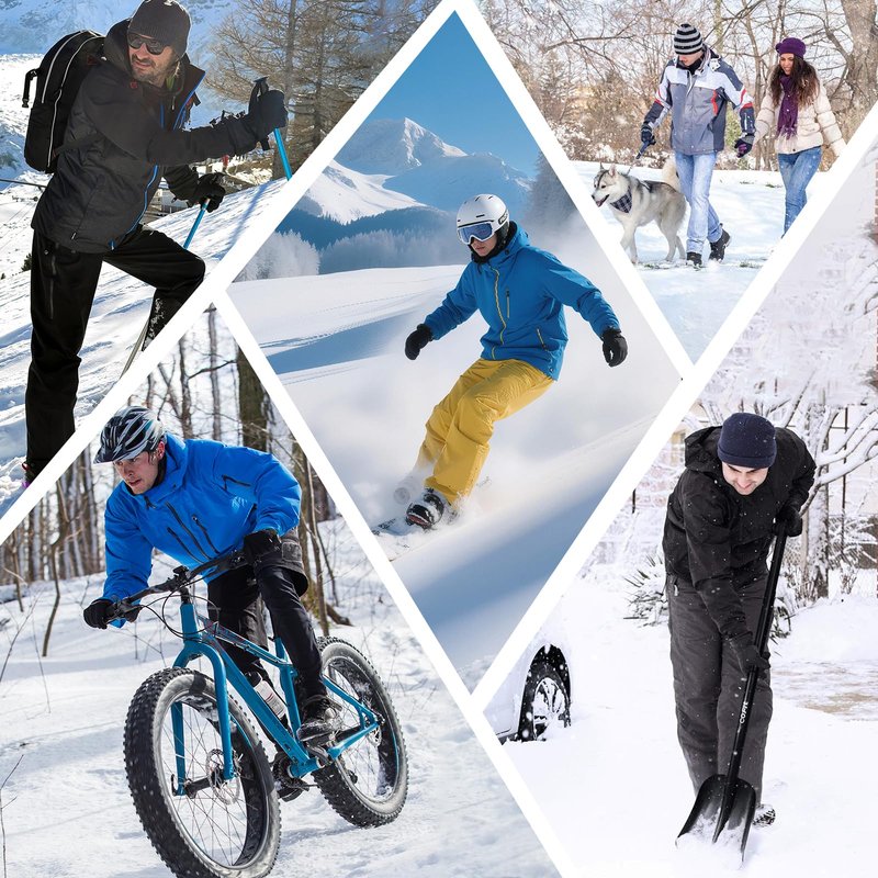 Heated Gloves for Men Women Heated Gloves Rechargeable with 3 Levels Temperature Control Heating Glove Women Men Suitable for Arthritis Raynaud's Alleviate Cycling Skiing (Black, L) (Black, L)