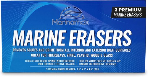 Boat Eraser 3-Pack | Marine Cleaner for Scuffs, Dirt & Grime | Non-Toxic & Easy to Use