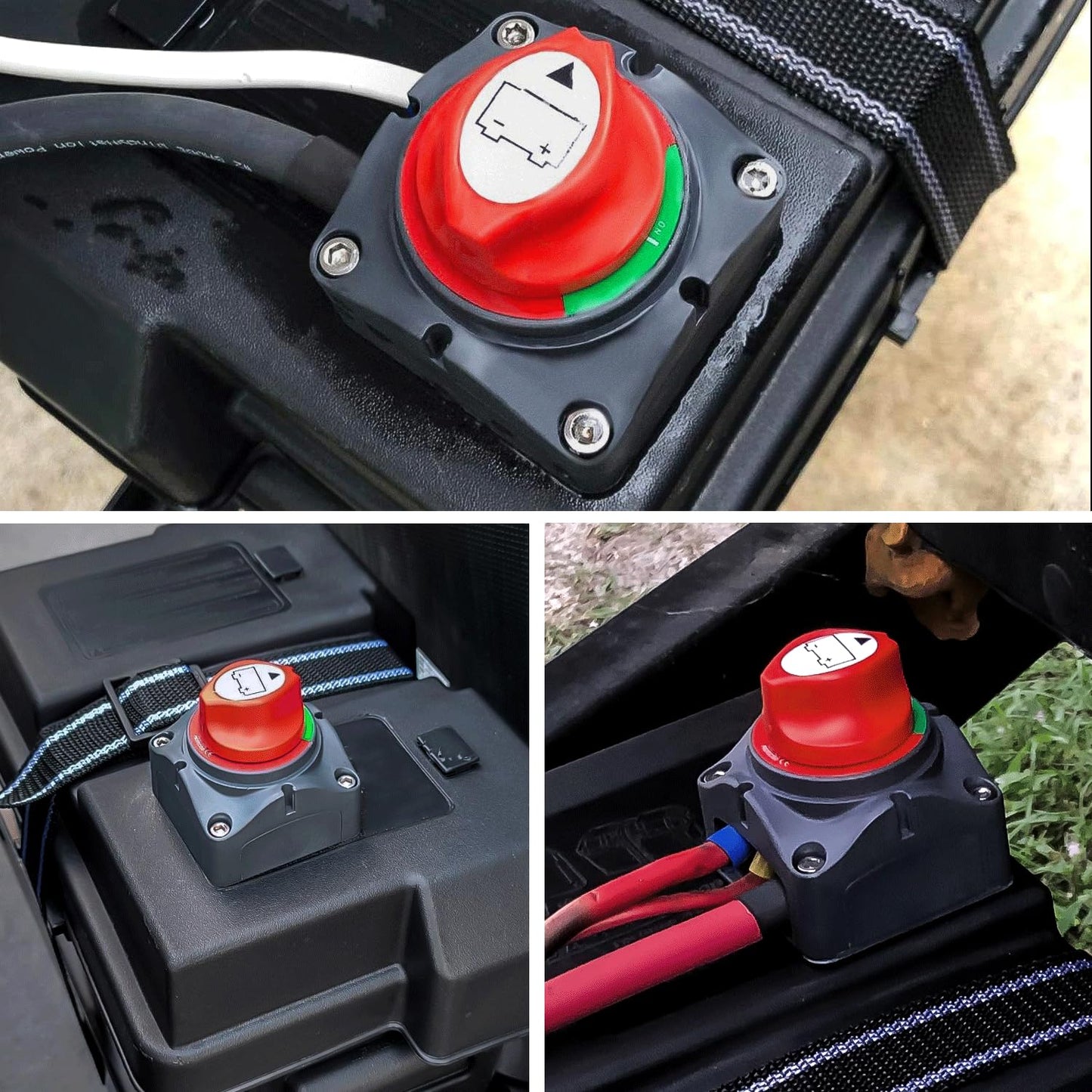 Nilight 2 Pack Heavy Duty Battery Switch | 12V/24V/48V 275A On/Off Power Cut Isolator for RV, Truck, Boat