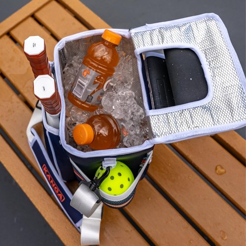 Kanga Pickleball Cooler Bag – Insulated Drink & Gear Tote Holds 1–2 Paddles, 12-Pack Capacity, Leakproof Liner, Smart Storage for Pickleball Accessories, Men & Women Picklepall Tote Bag