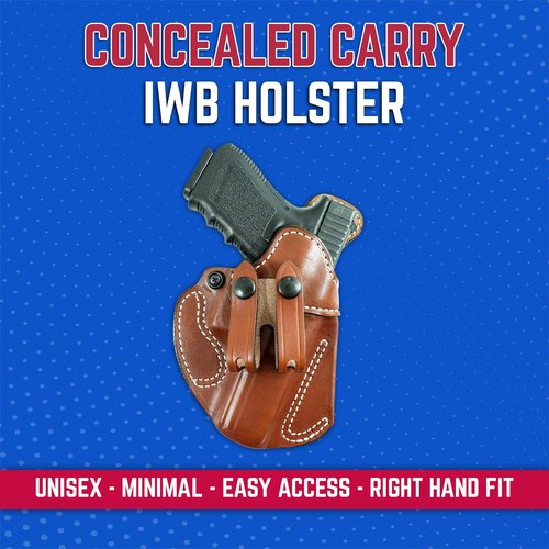 DeSantis Cozy Partner Gun Holster - Holster IWB, Conceal Carry, Compatible with GLOCK 29, 30, 39 - BERETTA 9000S - S&W CS40/45, 990L M&P CPT 3 1/2"" - M&P M2.0 3.6"", H&K P2000 - Right Hand Draw, Black