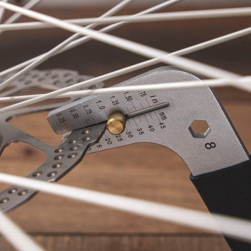 Bike Bicycle Disc Brake Rotor Truing Alignment Fork Wrench Tool - Adjustable Slot Depth