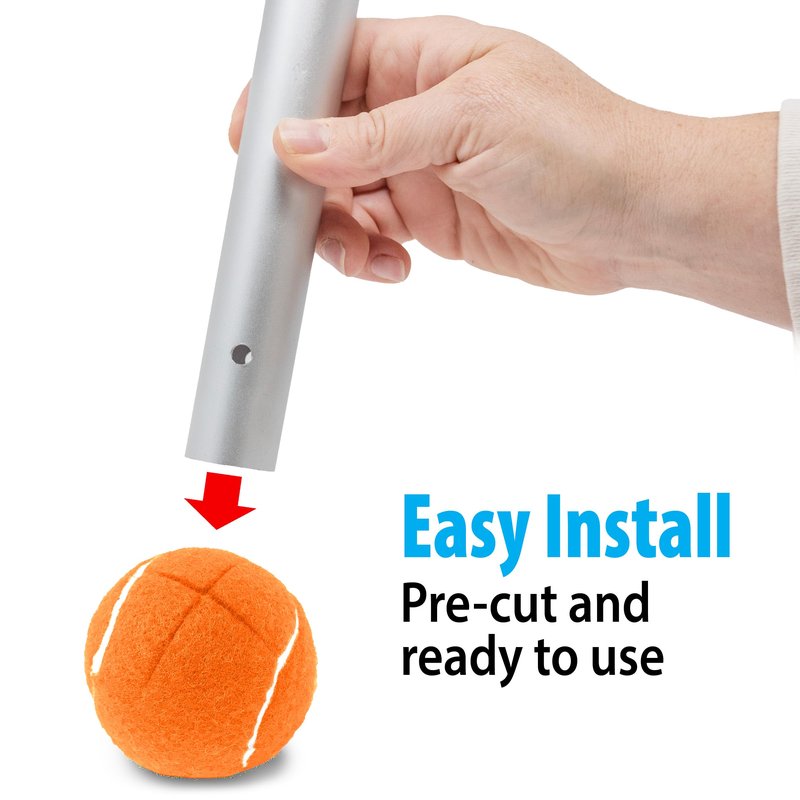 Top Glides Precut Walker Tennis Ball Glides (Orange)