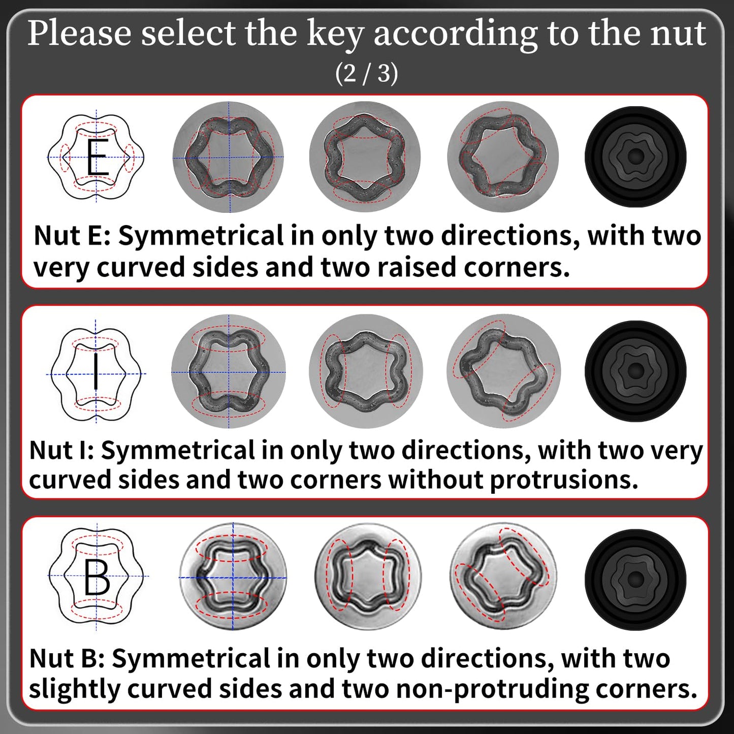 JEUCLEL D-Wheel Locking Nut Key Compatible with Toyota Models, Lexus, Tacoma, Wheel Lock Nut Socket Adapter, Anti-Theft Lug Removal Tool, Socket Remover Hand Repair Tool