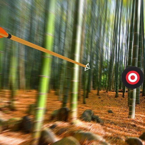 High Density Foam Archery Target - Self-Healing Design for Indoor & Outdoor Shooting Practice | Black & Red