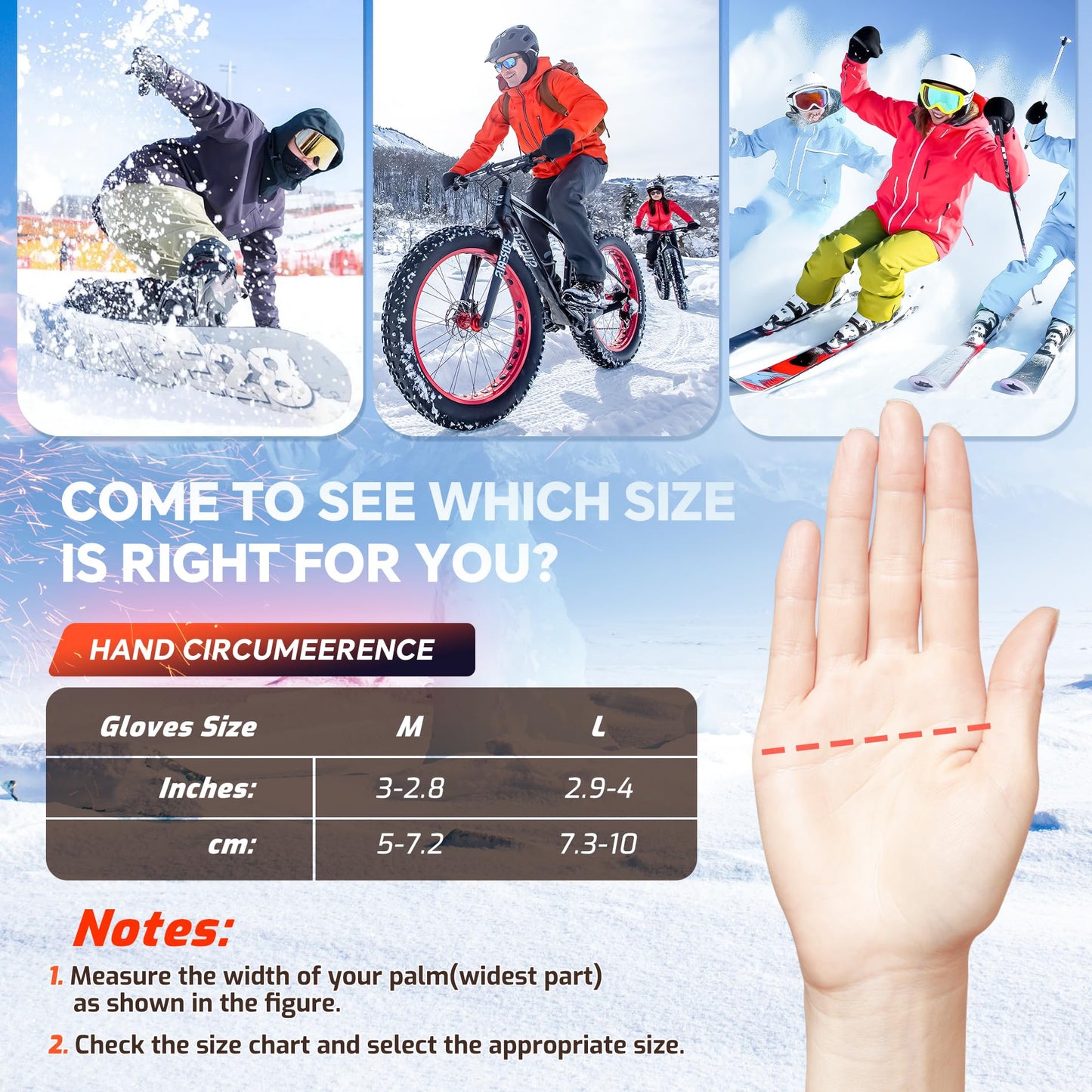 Heated Gloves for Men Women- Rechargeable Electric Full&Half Hands Electric Heated Gloves Work Arthritis Pain Relief Hot Compress Hand Warmers for Cycling Skiing Hunting (Full & Half Hands, Medium)