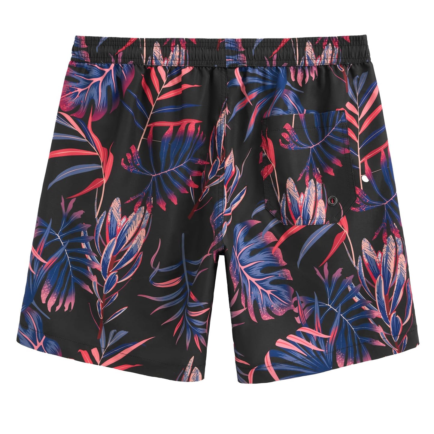maamgic Mens Swim Trunks Quick Dry Swim Shorts with Mesh Lining Funny Swimwear Bathing Suits 7inch Red Leaves Medium