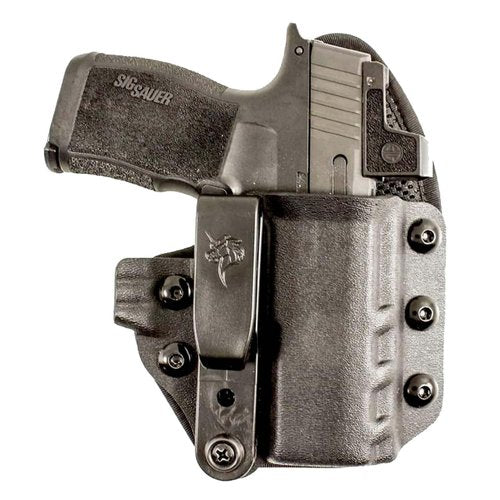 DeSantis Uni-Tuk IWB Gun Holster - Kydex Holster IWB, Concealed Carry, Compatible with Springfield Hellcat and Hellcat OSP - Right Hand Draw, Black