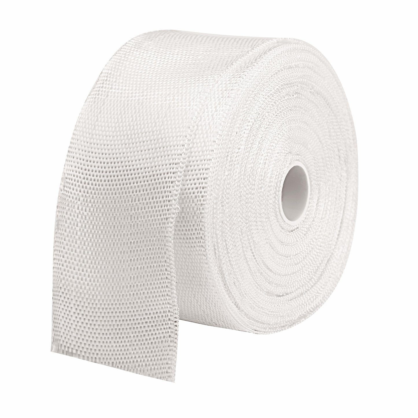 SICCOMA Fiberglass Cloth Roll Non Adhesive Woven Fiberglass Mesh Tape Fiberglass Insulation Tape Plain Weave Fiberglass Cloth Tape for Reinforced Repair Winding, Seams, Boat, Molding (2 in x 99 FT)