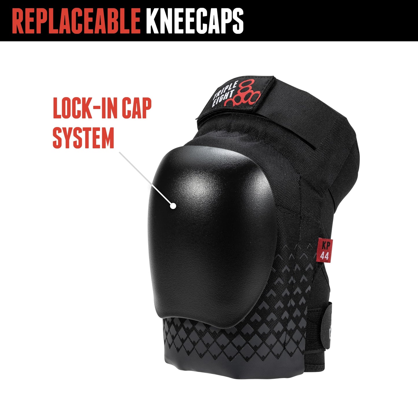 Triple Eight ExoSkin Knee Pads – Lightweight, Abrasion-Resistant Knee Protection for Mountain Biking, BMX, and Skateboarding