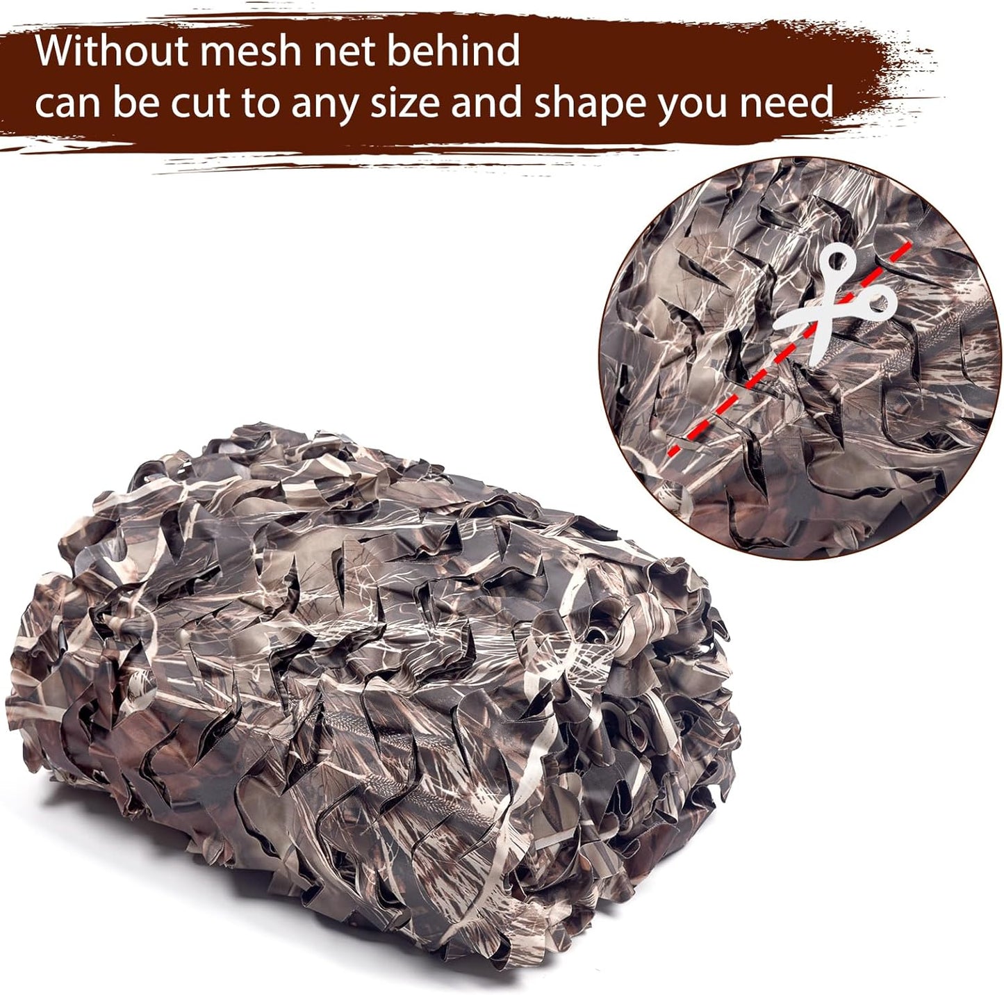 Skiennix Camo Netting - Versatile Camouflage Tarp for Hunting & Outdoor Decor | 20x20, 10x20, 10x10 Sizes
