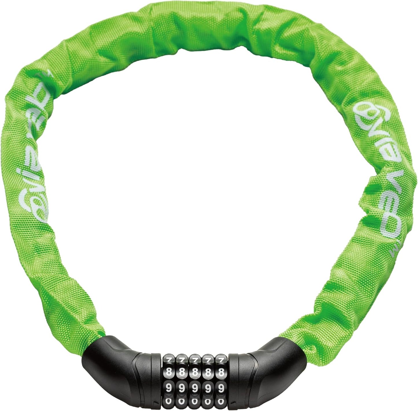 Via Velo Bike Chain Lock - Heavy Duty 5-Digit Resettable Anti-Theft Security Lock | 2.95 Ft for Bicycles, Scooters, and More