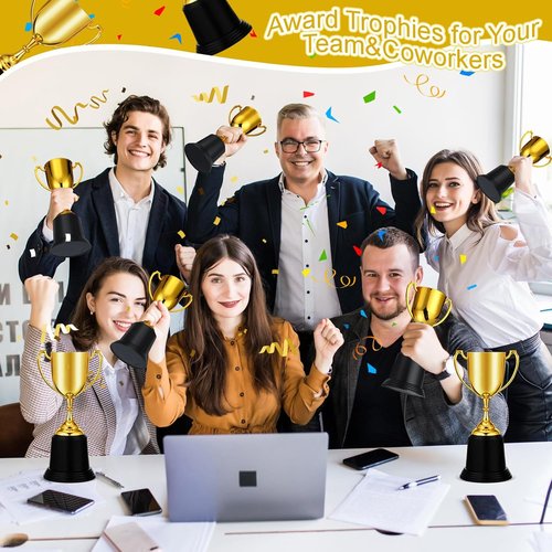 Ecation 9-Inch Gold Trophy Award - Appreciation Gift for Employees, Teachers, Nurses & Volunteers