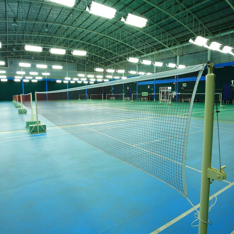 PATIKIL 20x2.5ft Badminton Net, Badminton Court Netting Replacement 0.71x0.71 Mesh with Box for Outdoor Indoor Beach Backyard, Black