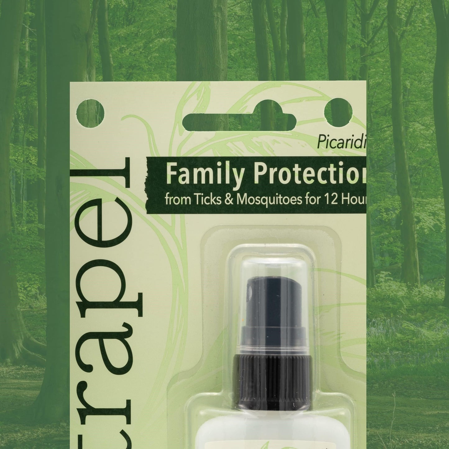 Natrapel Tick & Insect Repellent Pump - Bug Spray with 20% Picaridin - Family Protection Against Mosquitoes, Ticks & More - Up to 12 Hours of Protection - 1 oz (4 Pack)