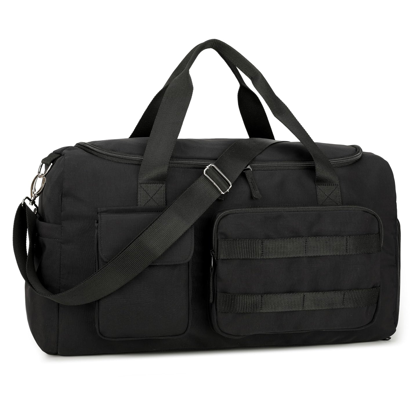 Castura Gym Bags for Women & Men - Lightweight Travel Duffle Bag with Shoes Compartment & Wet Pocket, Durable Carry-on Weekend Bag, Medium