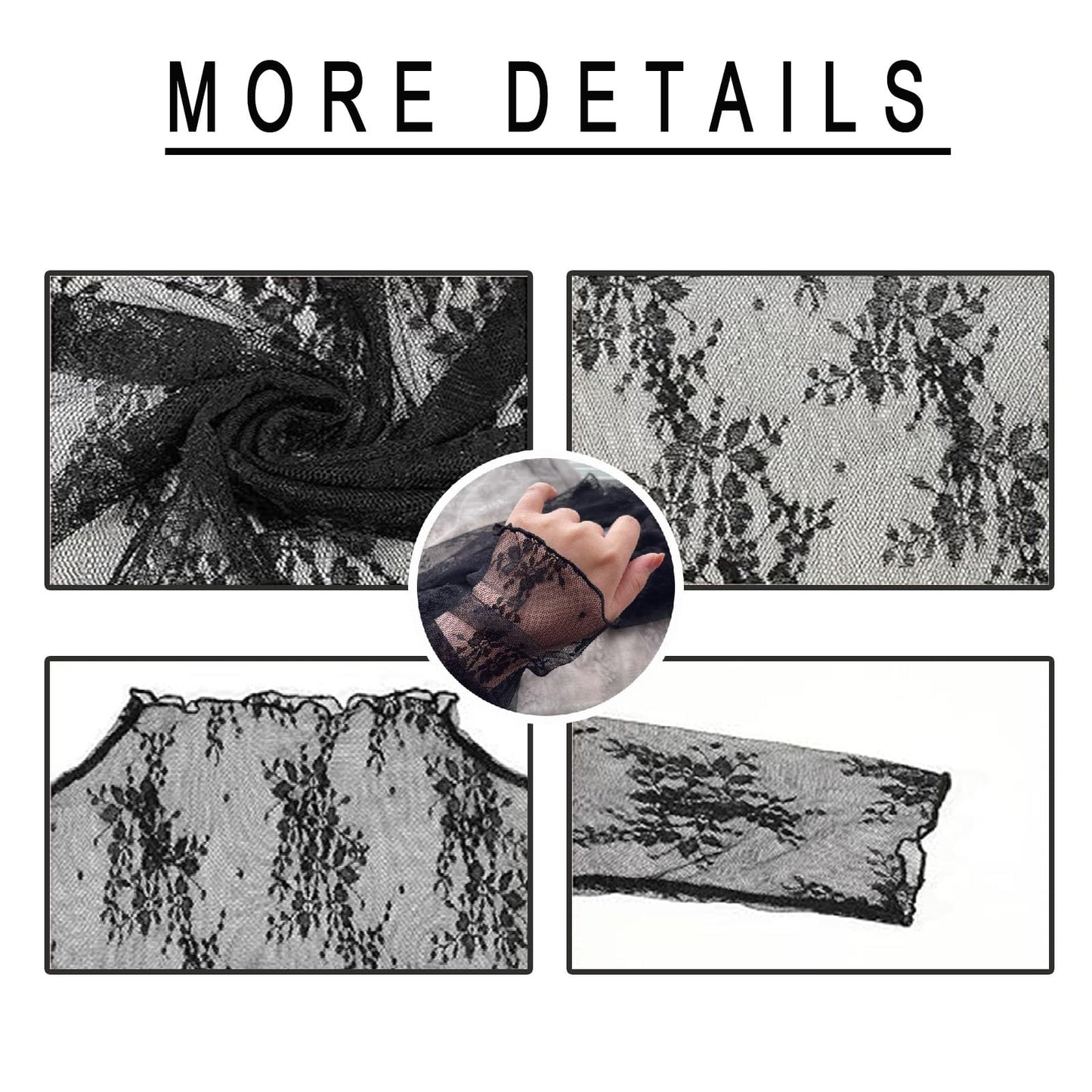 Women's Lace Mesh Long Sleeve Tops, Sexy See Through Mock Neck Sheer Shirt for Date Night & Party & Club Blouse (US, Alpha, Medium, Regular, Regular, Black)