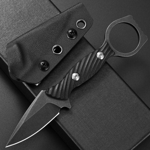 Gtkii GTK399 Fixed Blade Knife D2 Steel Blade G10 Handle Full Tang EDC Tool Knifes for Outdoor Camping Hiking Survival