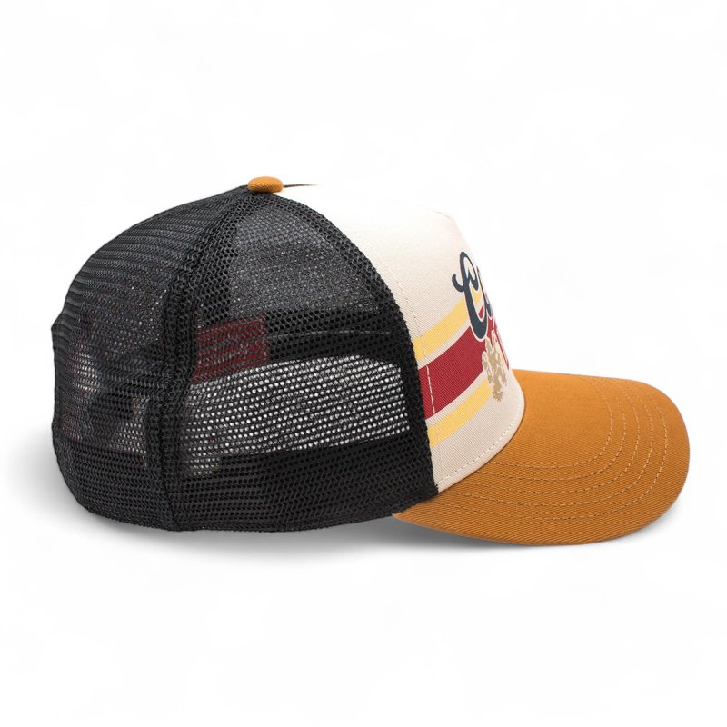 AMERICAN NEEDLE Coors Beer Sinclair Adjustable Snapback Trucker Baseball Hat Black Ivory Wheat