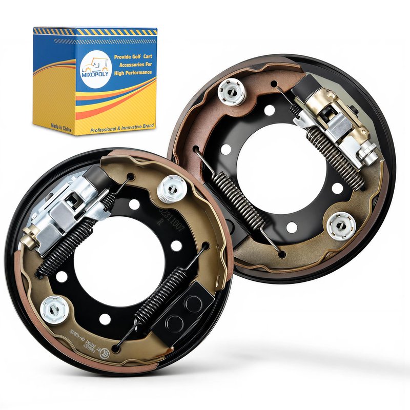 Mixopoly Golf Cart Brake Assembly for Yamaha G14 G16 G19 G20 G21 G22 and EZGO TXT PDS/Medalist 1996-UP, Replace OEM JN6-F7290-03-00, JN6-F7280-03-00, 70998-G01, 70998-G02