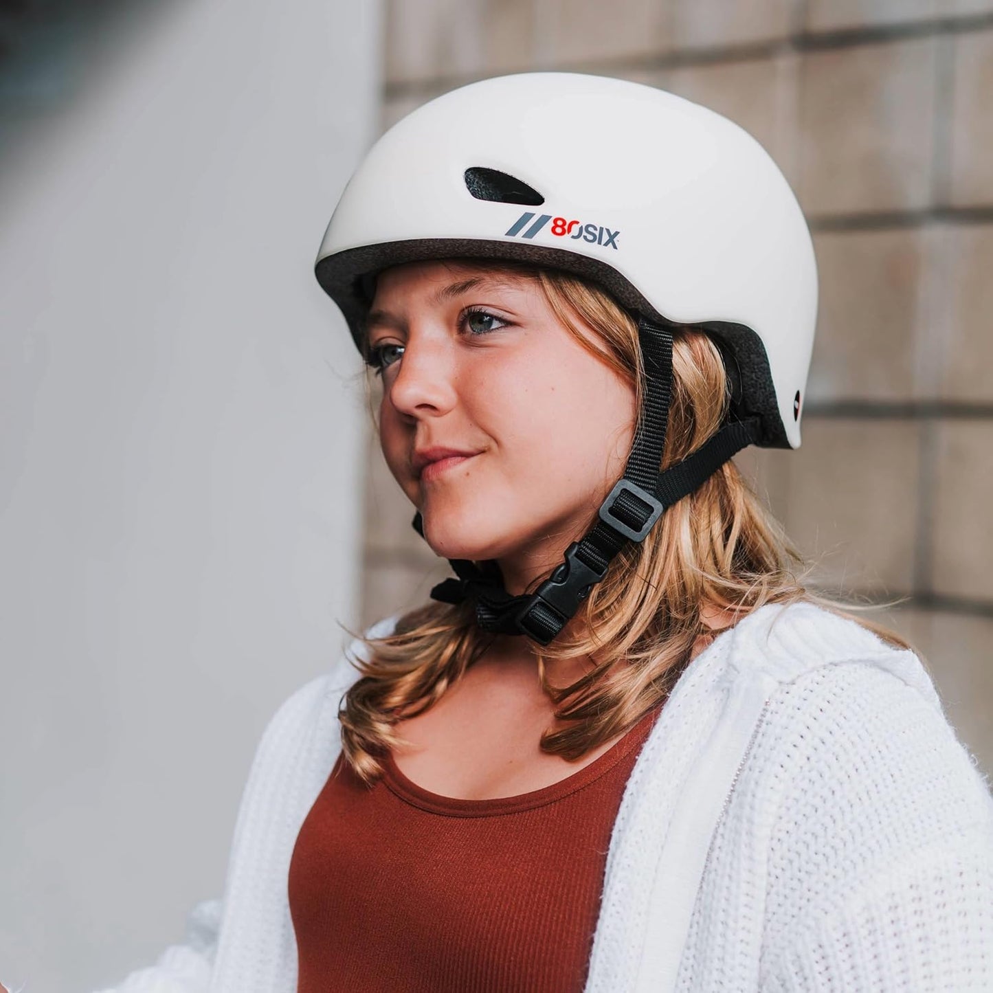 80SIX E-Ride Helmet - LED Light for Youth & Adults | Adjustable Bike Helmet for E-Bike, Skateboarding & Outdoor Sports