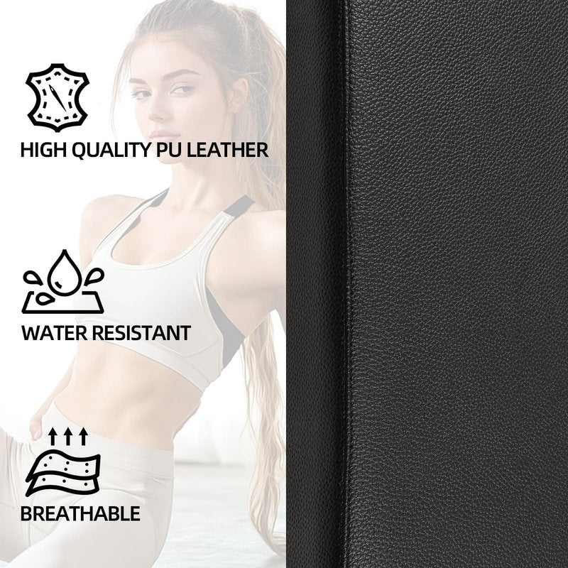 Dollate Pilates Reformer Sit Box, Pilates Sitting Box for Home Workout and Gym, Pilates Exercise Accessories for Exercise Strength, Balance and Pilates, Black