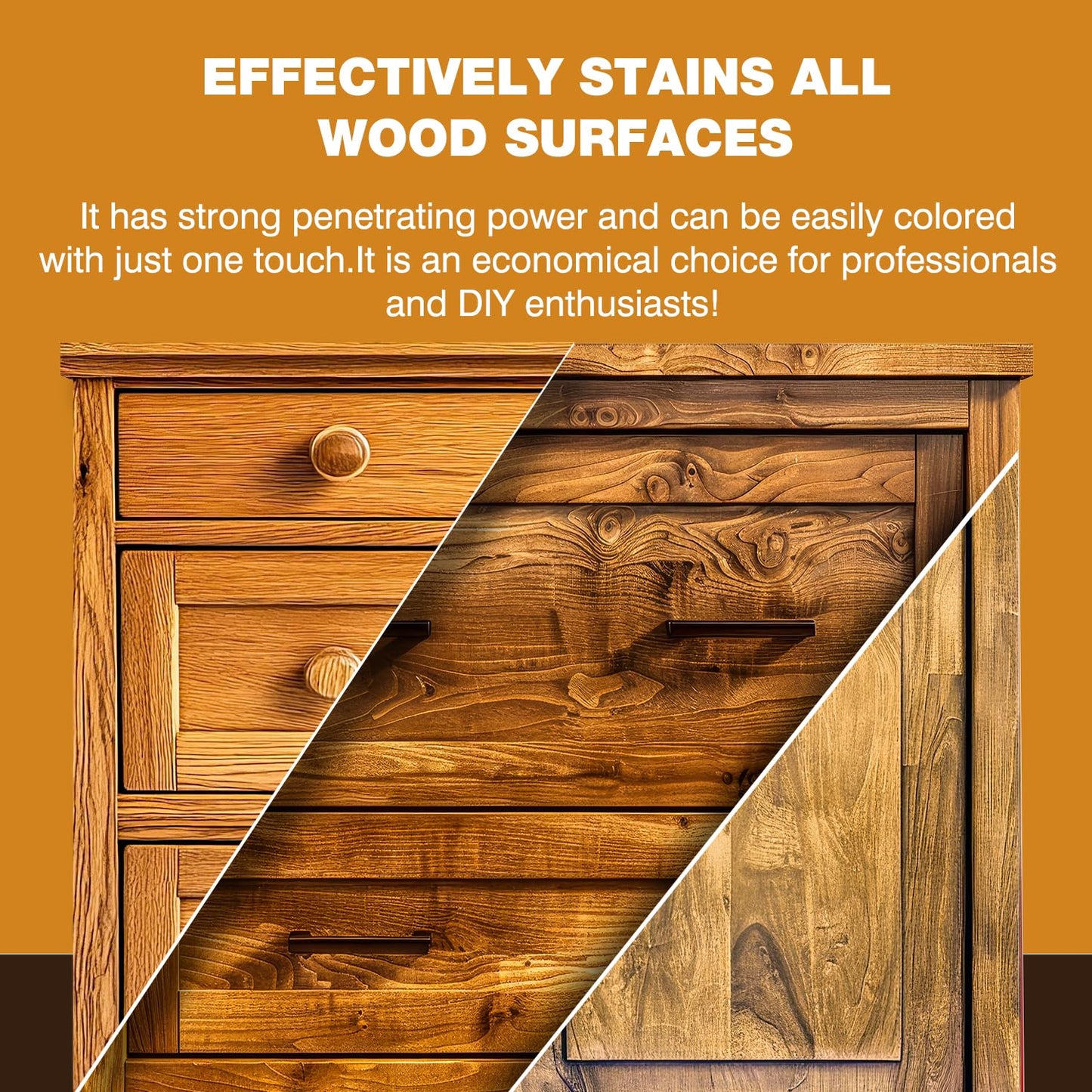 Wood Stain - Stain for Wood - Natural Stain for Furniture - Water Based | Fast Drying, Low Odor - Outdoor & Indoor Paint for Paneling, Cabinets and More - 6.7oz (Red Cherry)