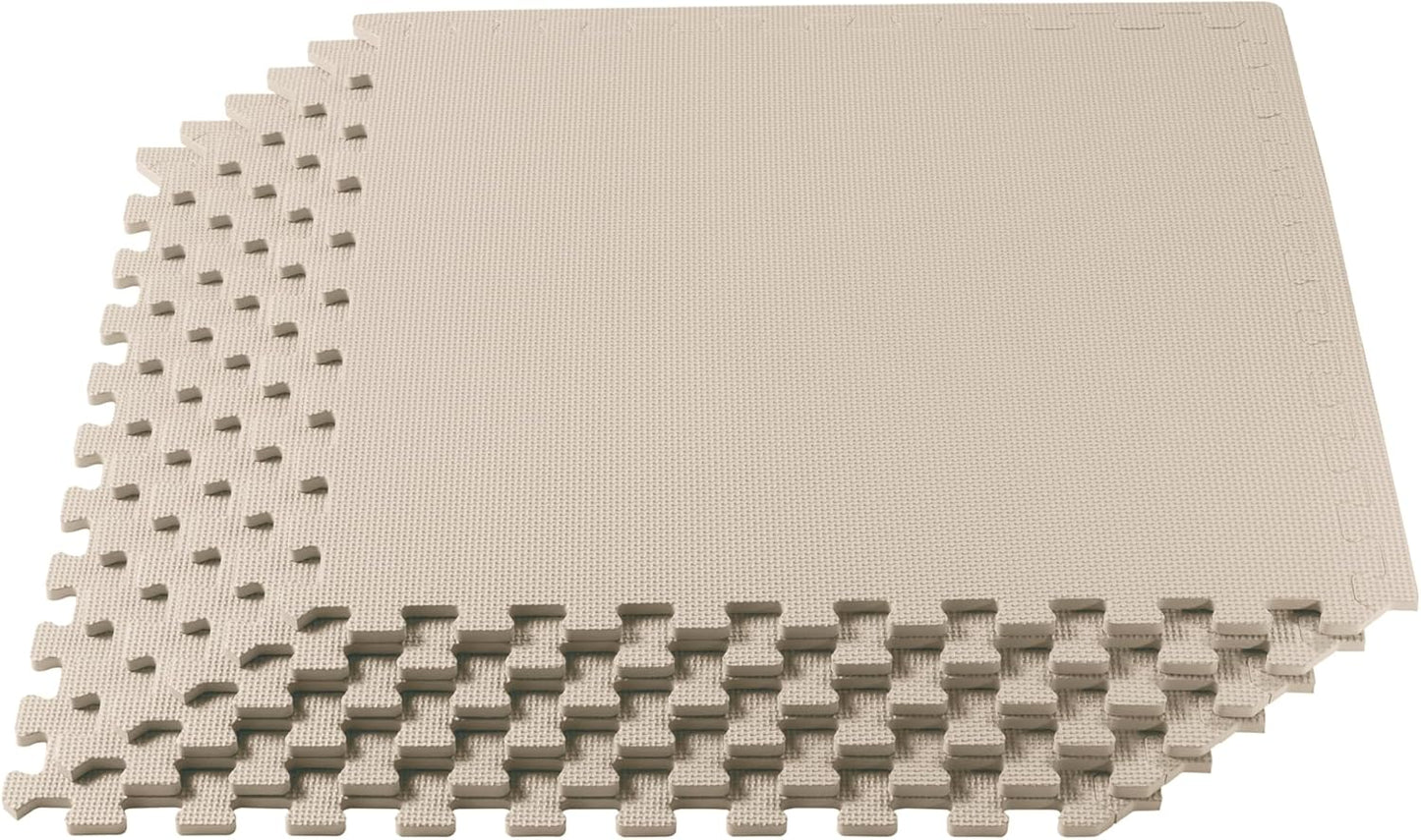We Sell Mats | 3/8" Thick EVA Foam Exercise Floor Mat - Interlocking Anti-Fatigue Tiles for Home & Gym