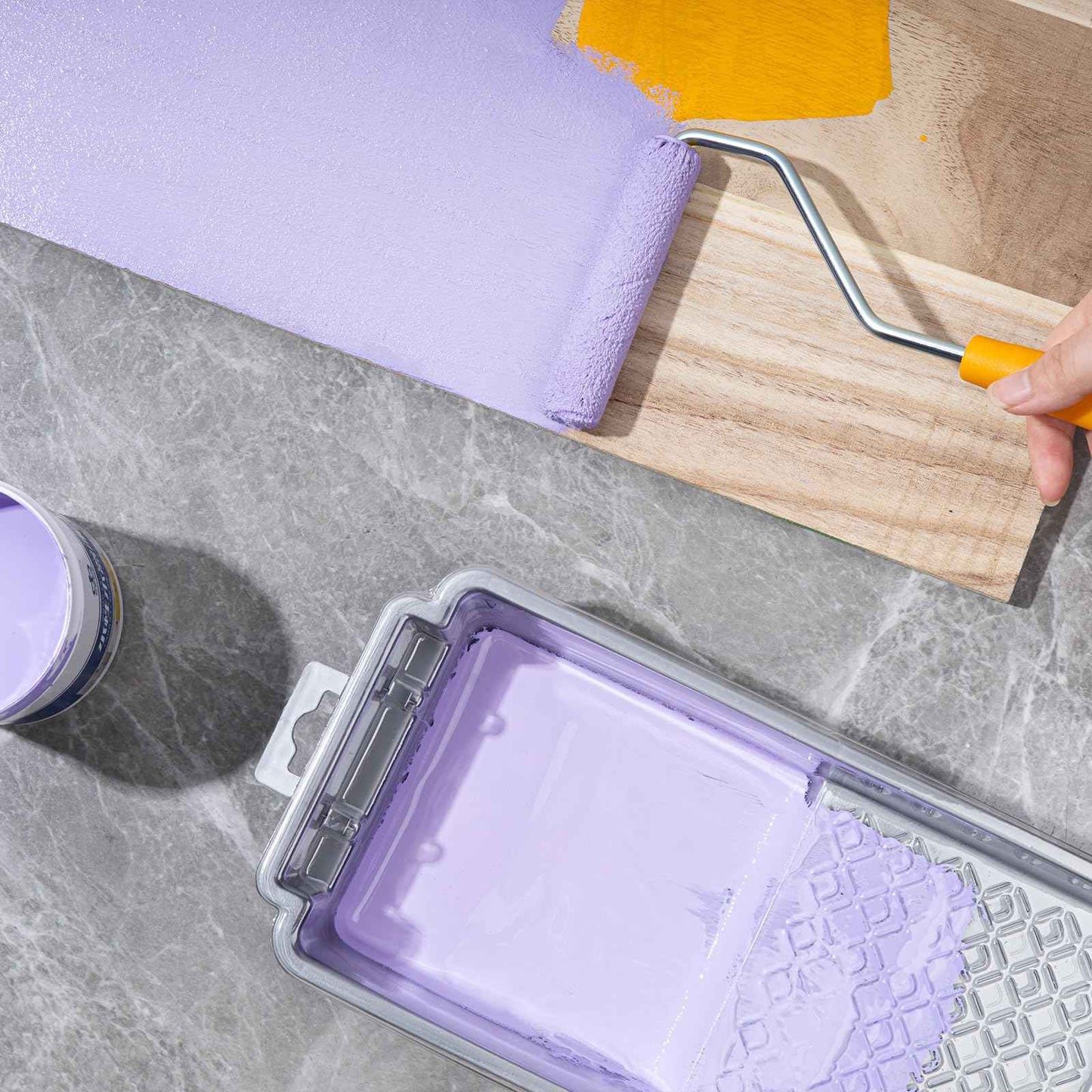 Mister Rui Paint Roller, 4 Inch Paint Roller Wool Blend, 30 Pack, 4mm Short Nap, Small Paint Roller Covers, Reusable Mini Paint Rollers for Use with All Paints and Stains