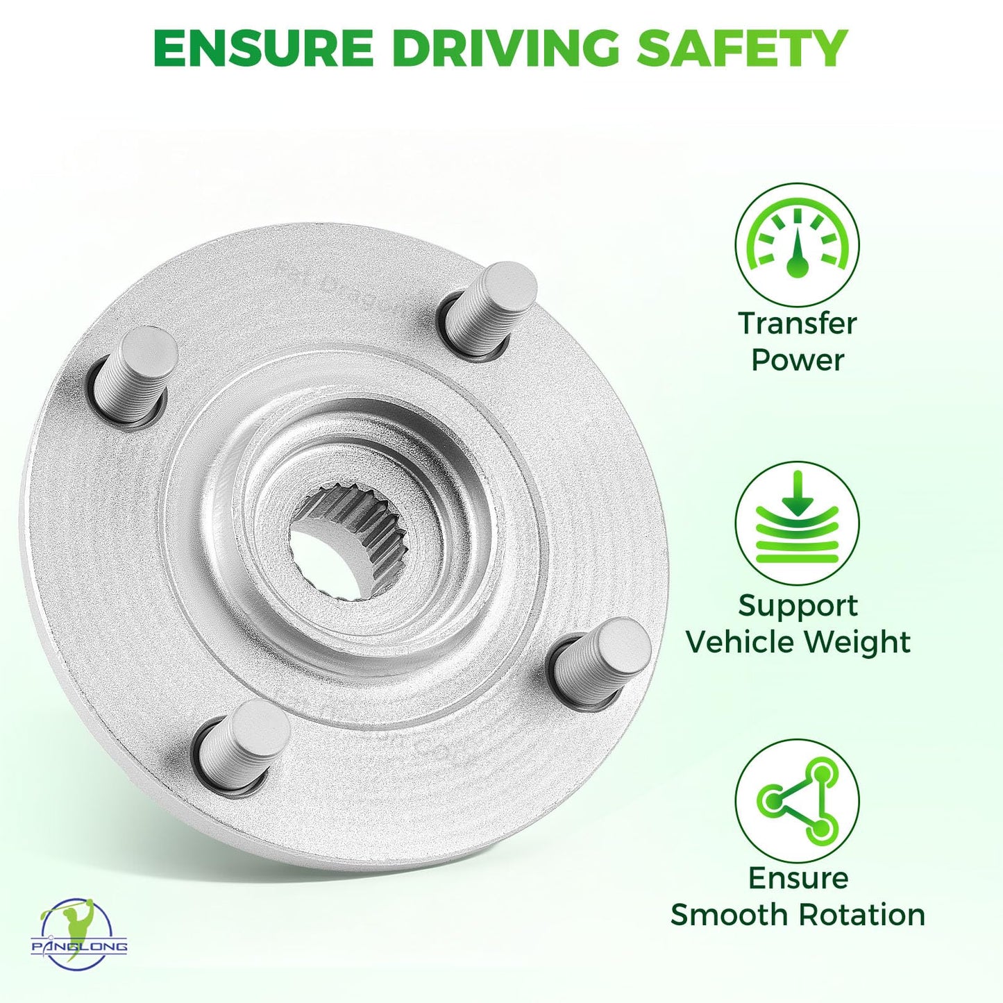 Panglong Golf Cart Rear Wheel Hub, Compatible with Yamaha Golf Cart Hub, Suitable for Yamaha G29 Drive Gas and Electric Golf Cart, OEM# JW1-F53T0-09-00 JW1-G6542-00-00